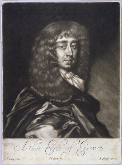 Arthur Capel, Earl of Essex, Engraved by Edward Luttrell and John Smith by Peter Lely